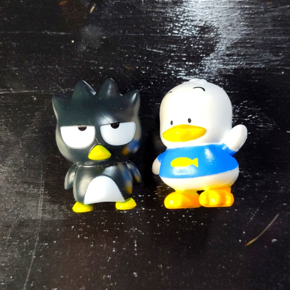 Sonrio characters penguin and duck figures